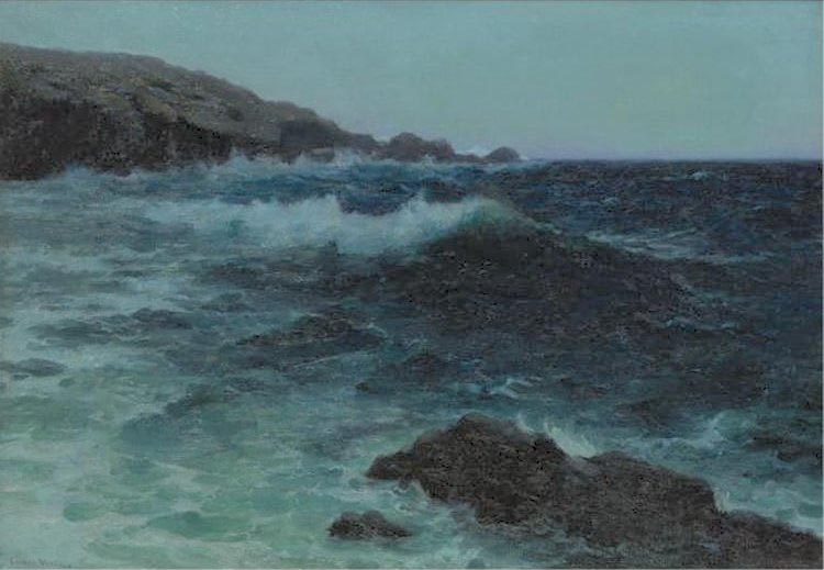Hawaiian Coastline, oil painting by Lionel Walden